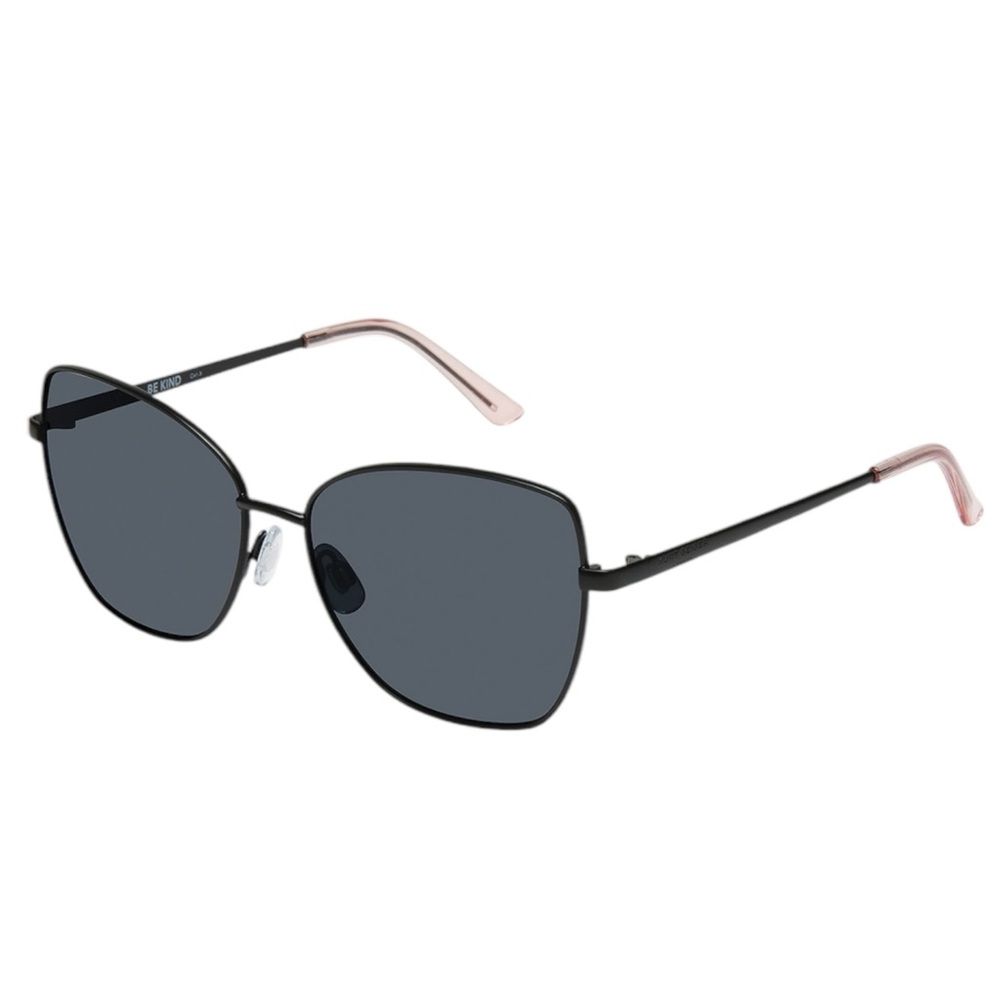 NWT Kurt Geiger London Black Sunglasses Logo Case and Cloth Included - Picture 3 of 4